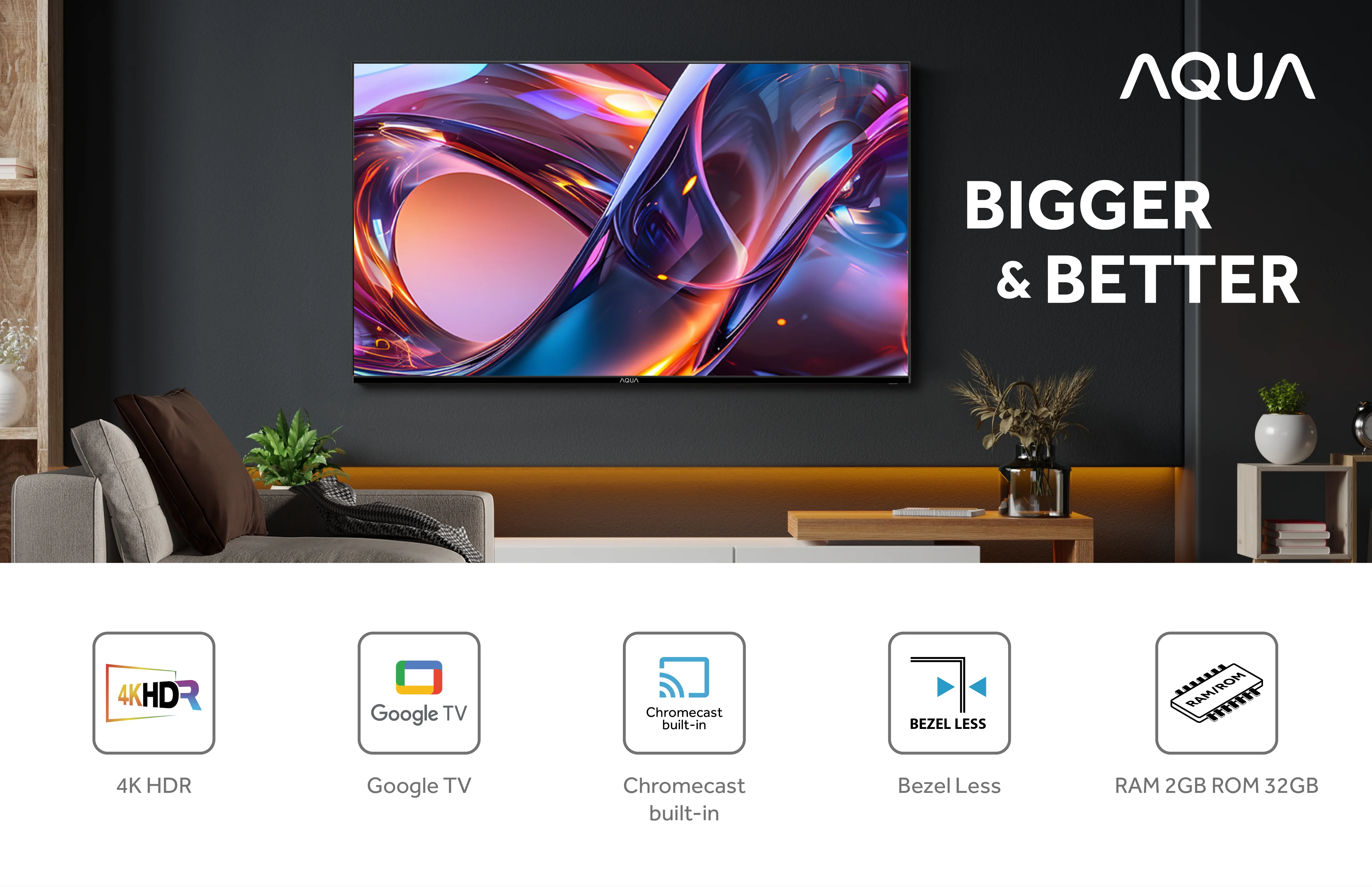 Smart TV AQUA Elektronik AQT58K85EUX